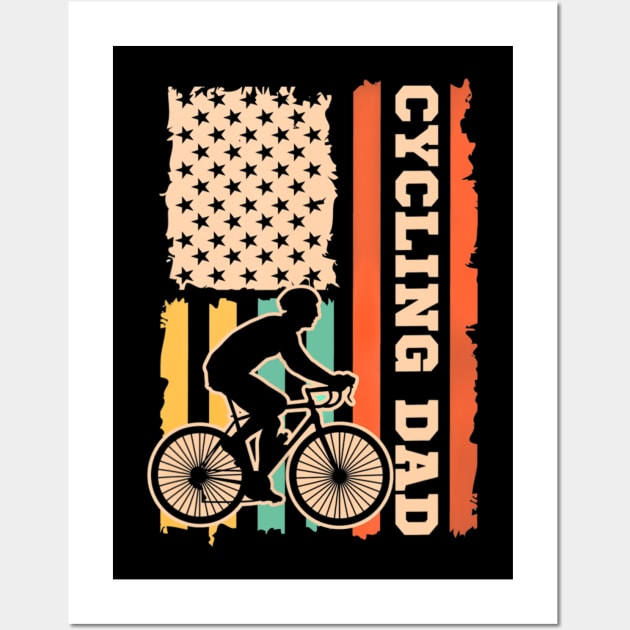 Cycling Dad Wall Art by Sky HTL
